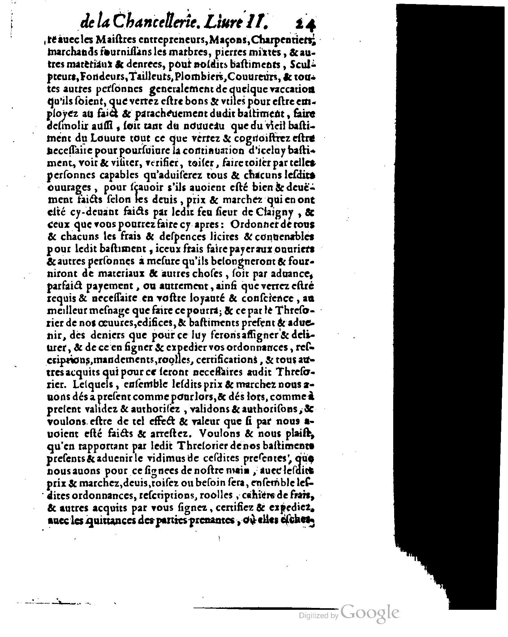 1614 - Jean Richer - Trésor du nouveau style et protocole de la chancellerie de France - BSB Munich