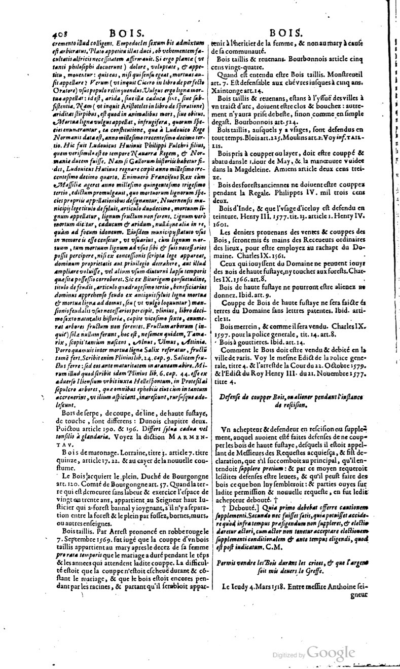 1629 - Veuve Nicolas Buon - Trésor du droit français (29620 T. 1) - BM Lyon