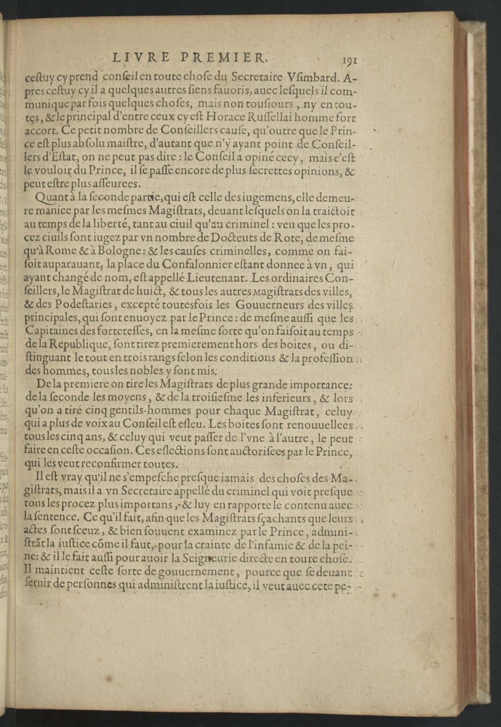 1608 - Nicolas Du Fossé - Trésor politique - BnF Tolbiac