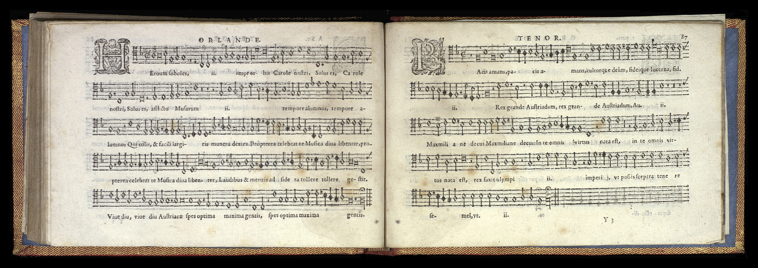 1582 - [Pierre de Saint-André] - Trésor de musique d’Orlande de Lassus Tenor - Mons