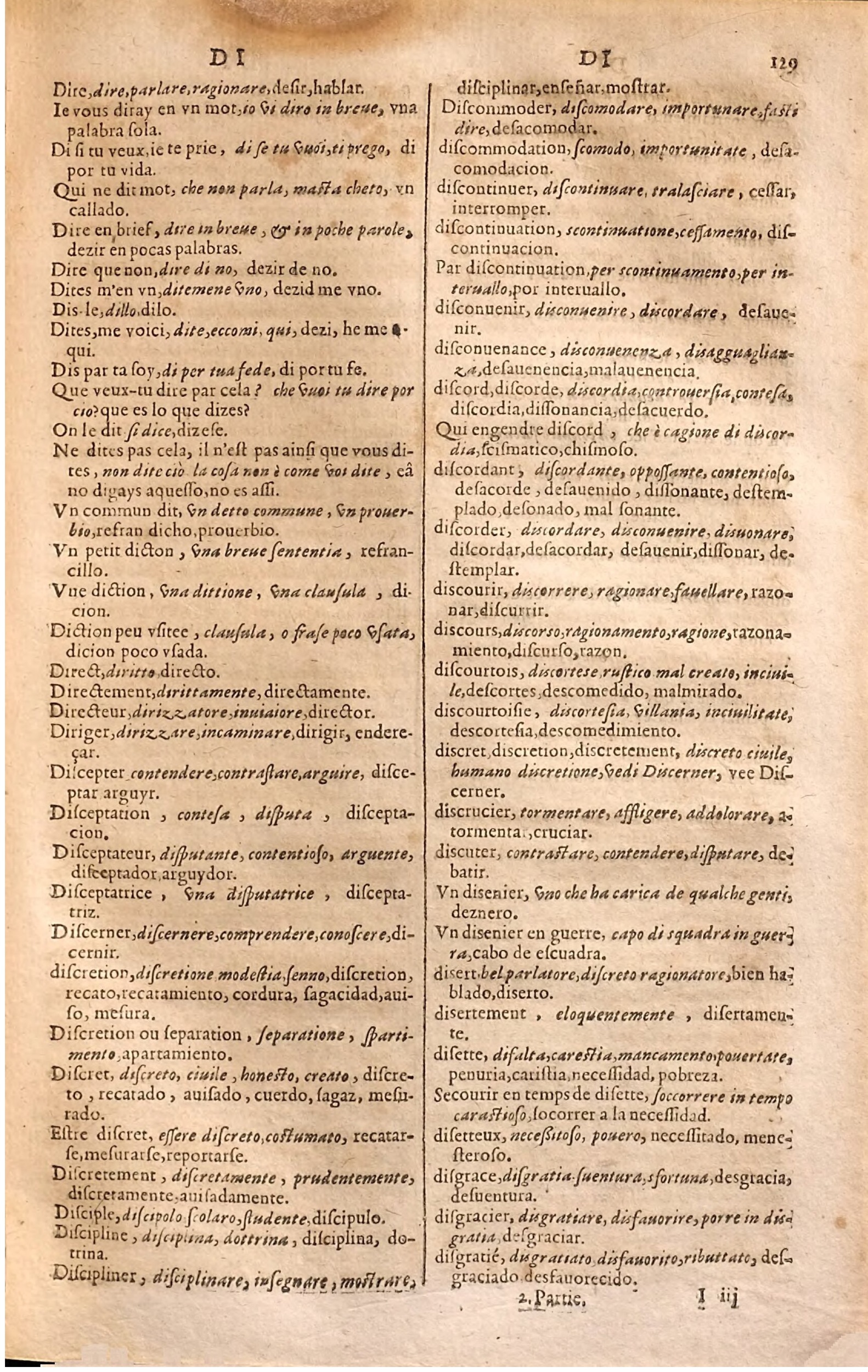 1627 - Jacques Crespin - Trésor des trois langues (Seconde partie) - Regensburg