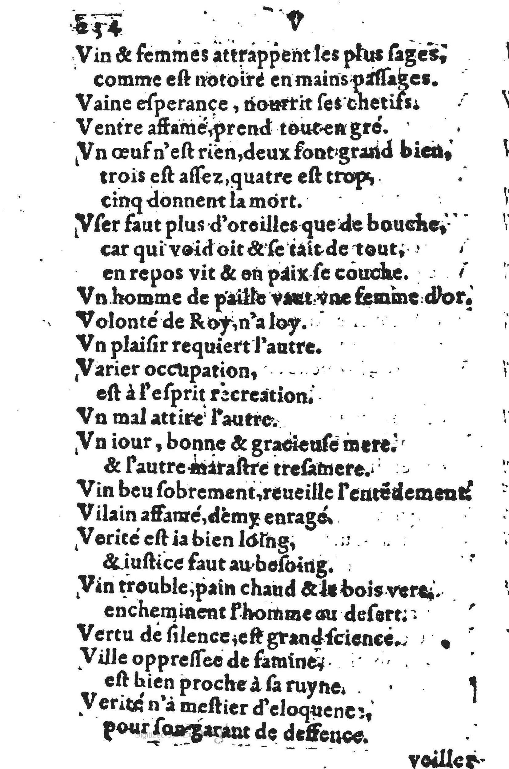 1578 - Nicolas Lescuyer - Trésor des sentences dorées - UGent