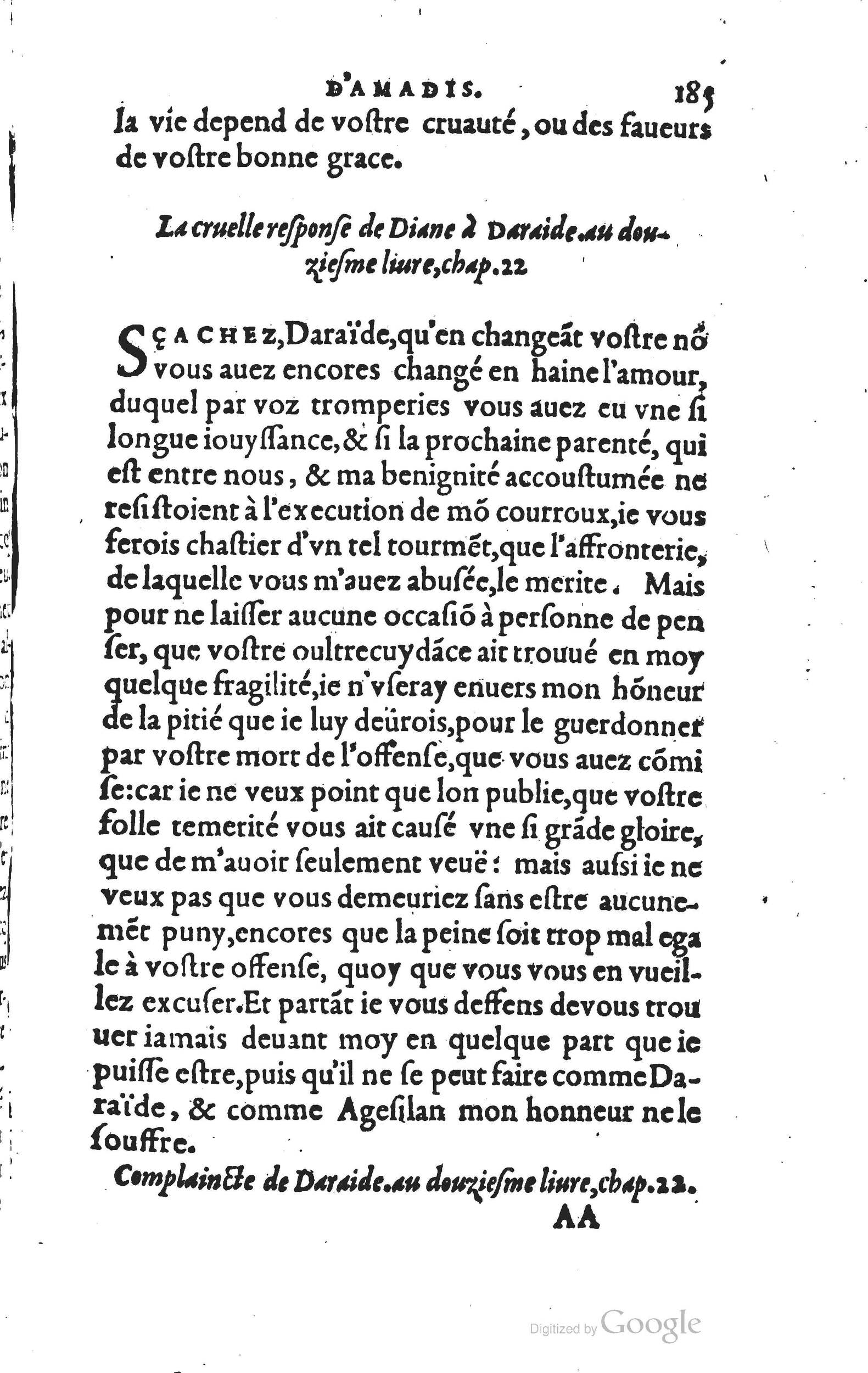 1560 - Vincent Sertenas et Gilles Robinot - Trésor des Amadis - British Library