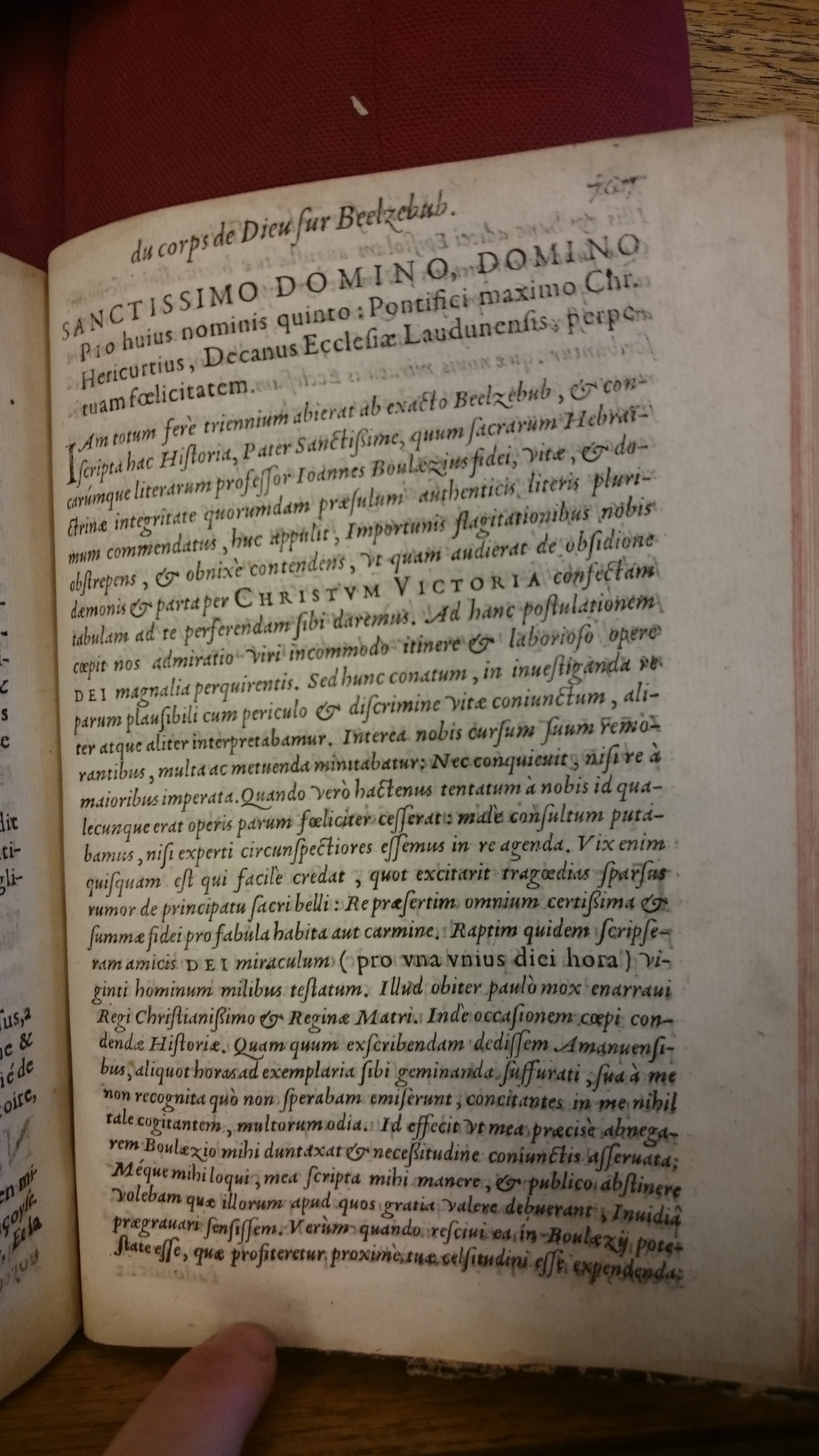 1578 - Nicolas Chesneau - Trésor et entière histoire de la triomphante victoire du corps de Dieu sur l’esprit malin - BM Lyon