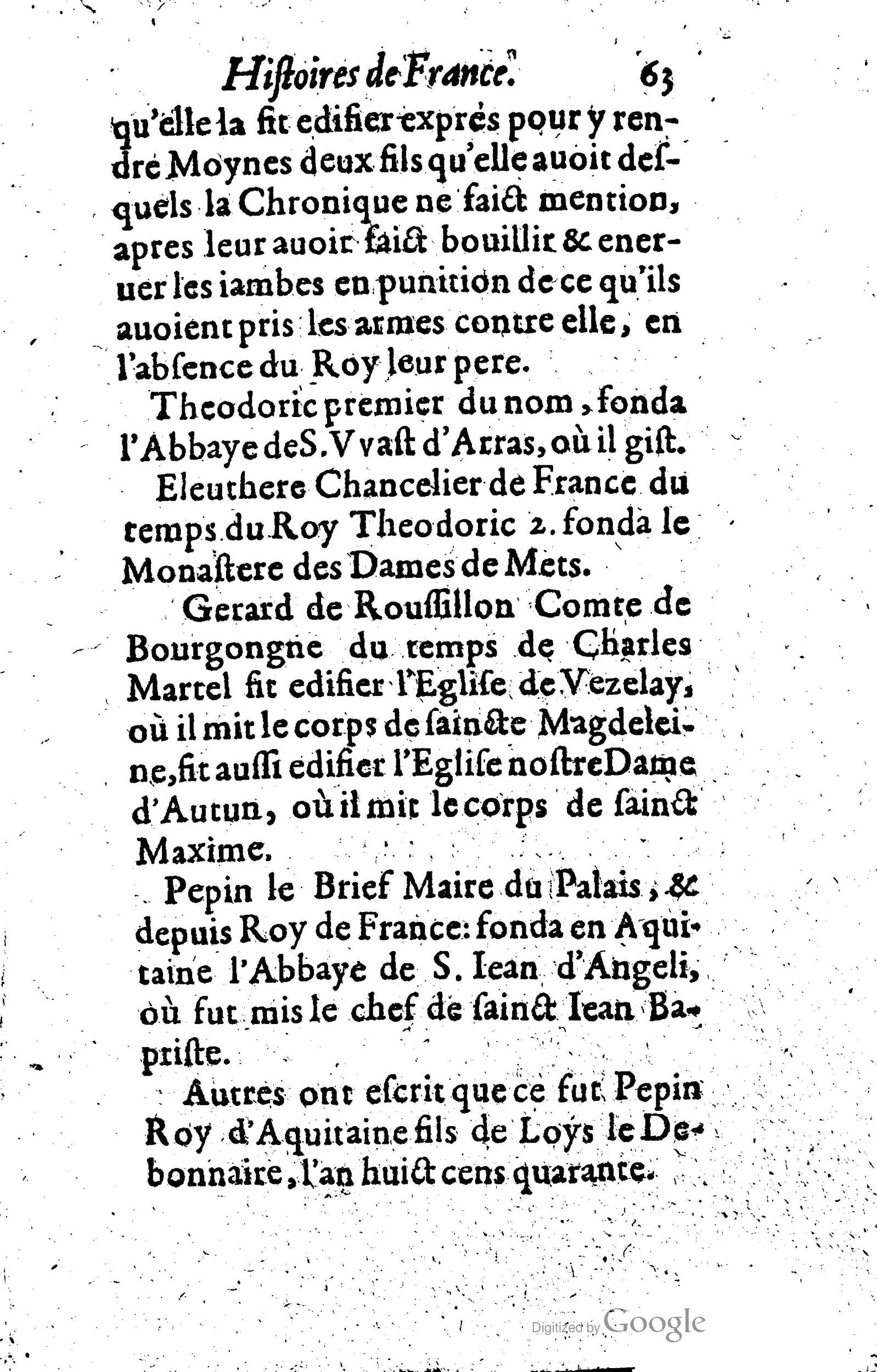1619 - Jean Corrozet - Trésor des histoires de France - Anvers Musée Plantin-Moretus