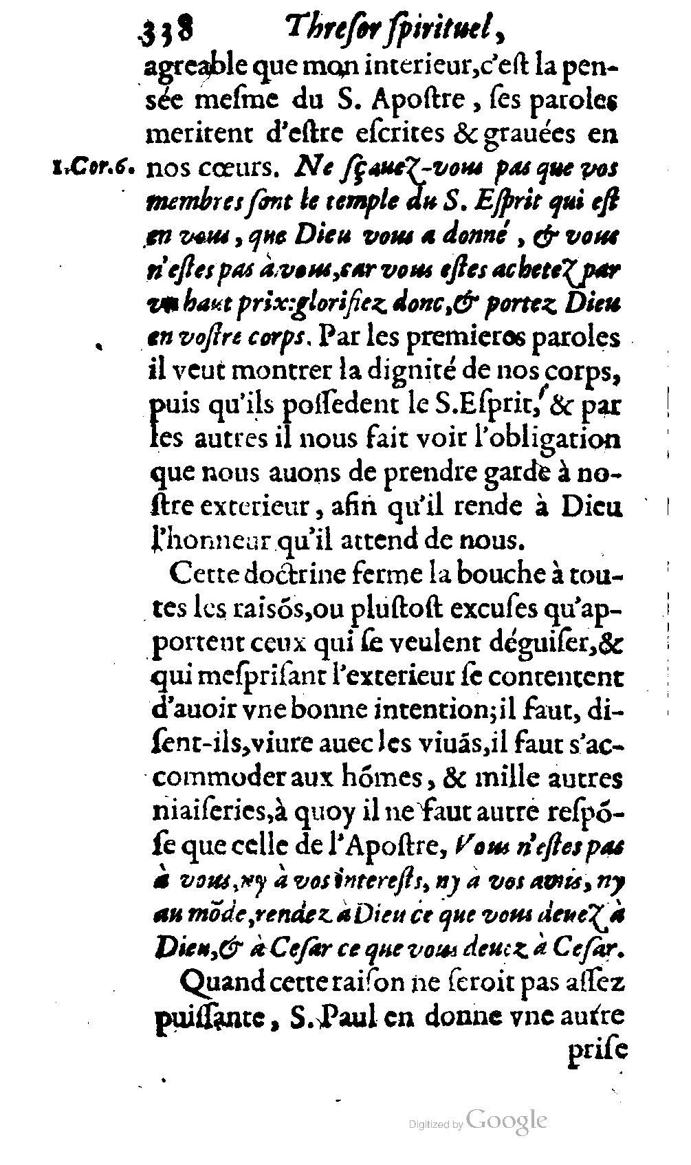 1646 - Antoine Cellier et Pierre Compagnon - Trésor spirituel contenant les obligations - BM Lyon