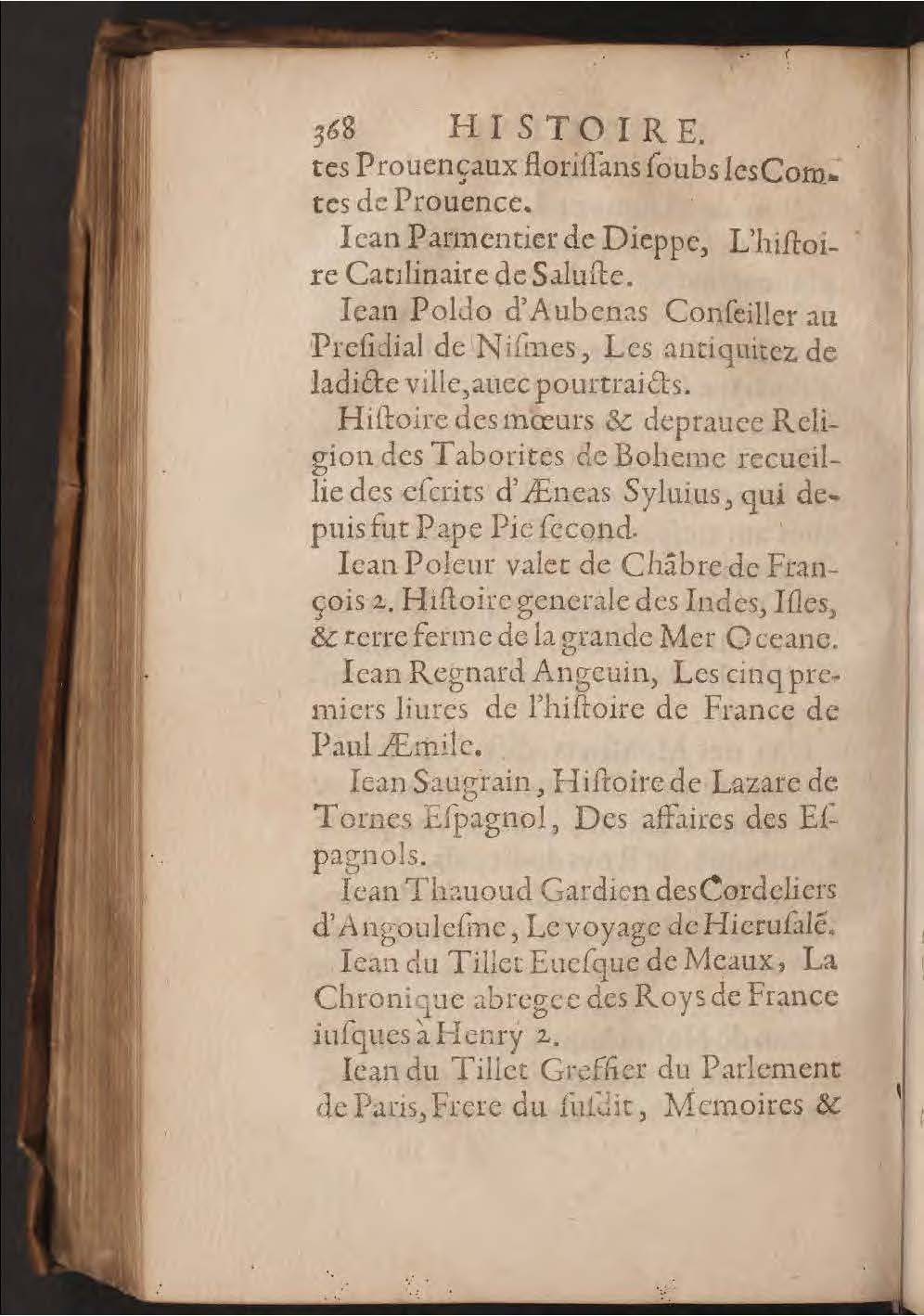 1602 - François Jacquin - Trésor des bons esprits français - BnF Arsenal