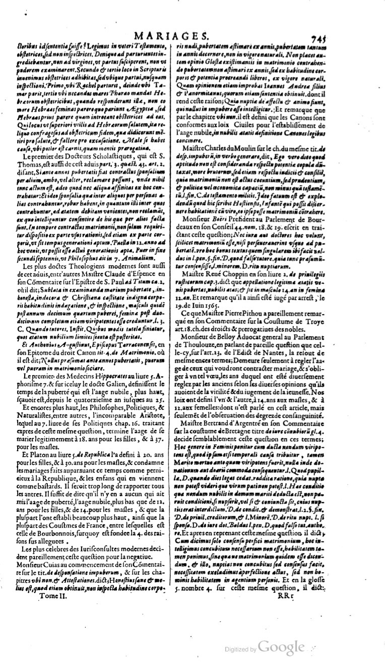 1629 - Veuve Nicolas Buon - Trésor du droit français (29620 T. 2) - BM Lyon