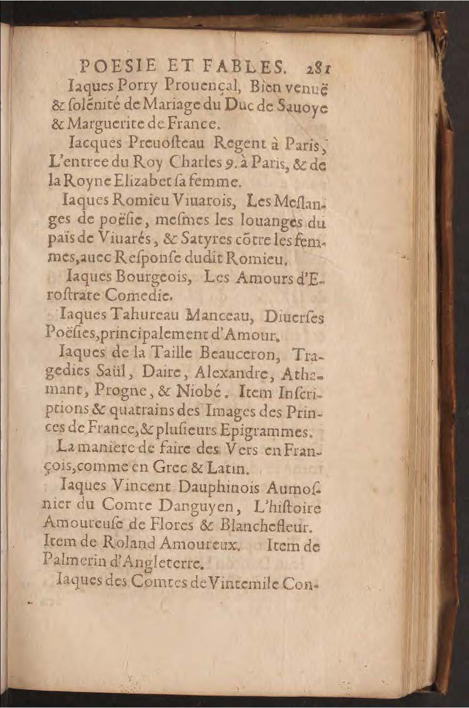 1602 - François Jacquin - Trésor des bons esprits français - BnF Arsenal