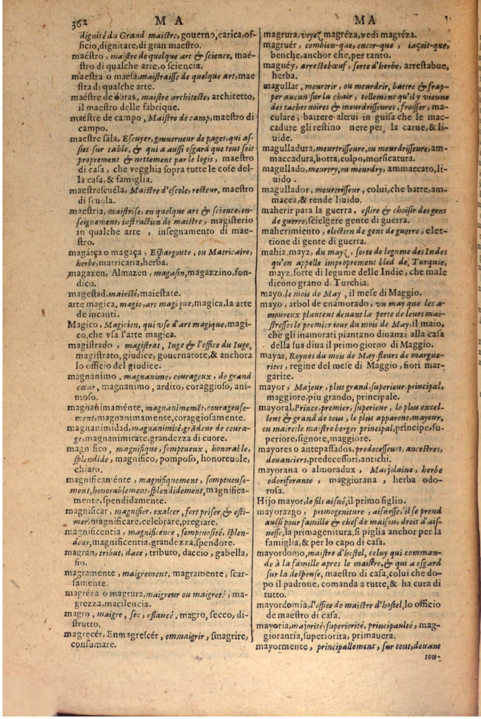 1606 Samuel Crespin Thresor des trois langues, francoise, italiene et espagnolle - BSB-380.jpeg