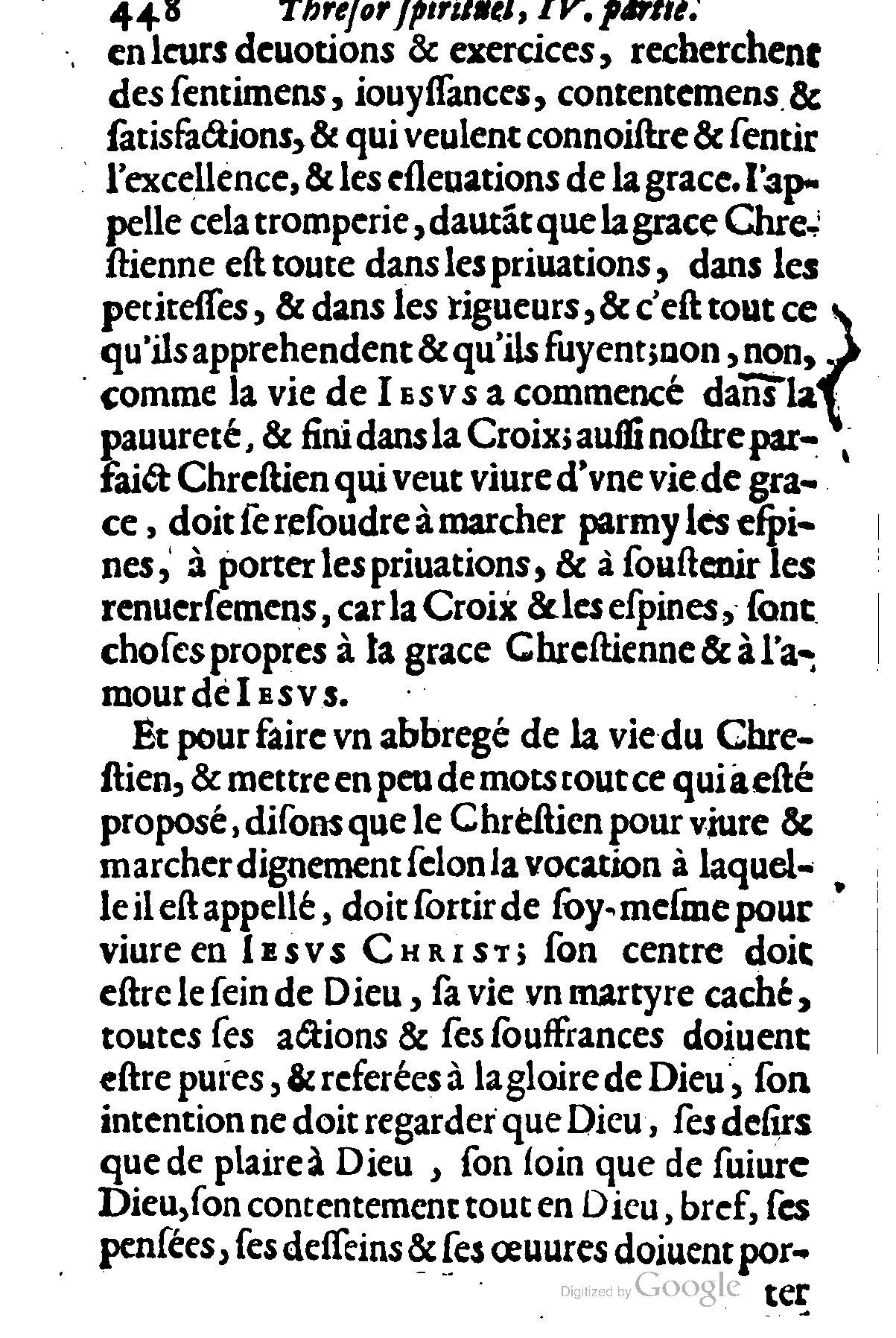 1635 - Sébastien Huré - Trésor spirituel contenant les obligations - BM Lyon