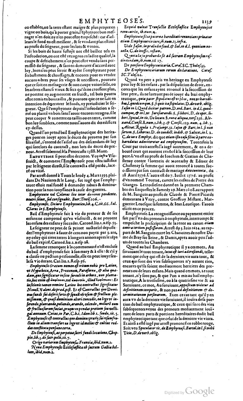 1629 - Veuve Nicolas Buon - Trésor du droit français (29620 T. 1) - BM Lyon