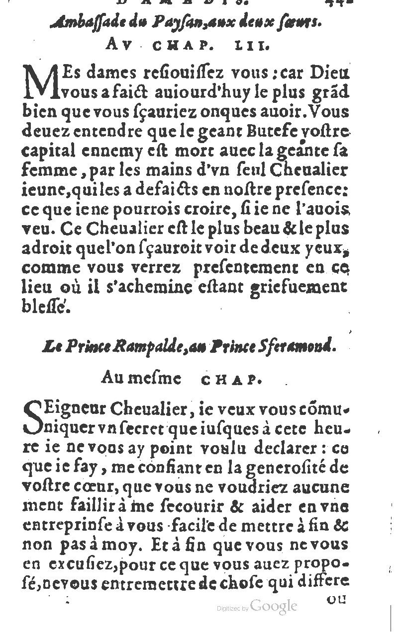 1582 - Jean Huguetan - Trésor des Amadis T. 1 - BM Lyon