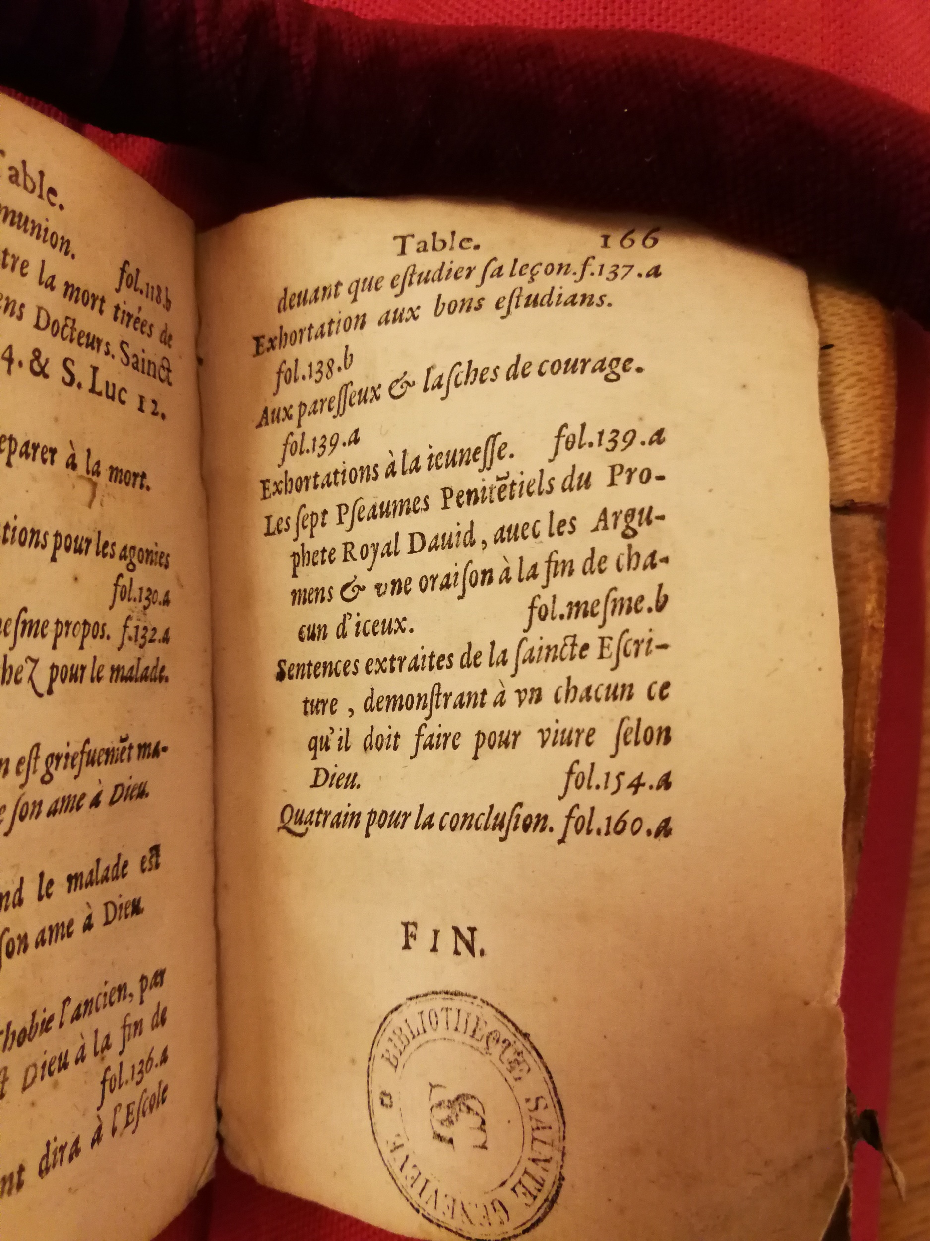 1598 - Barthélemy Macé - Trésor des prières, oraisons et instructions chrétiennes - Bibliothèque Sainte-Geneviève