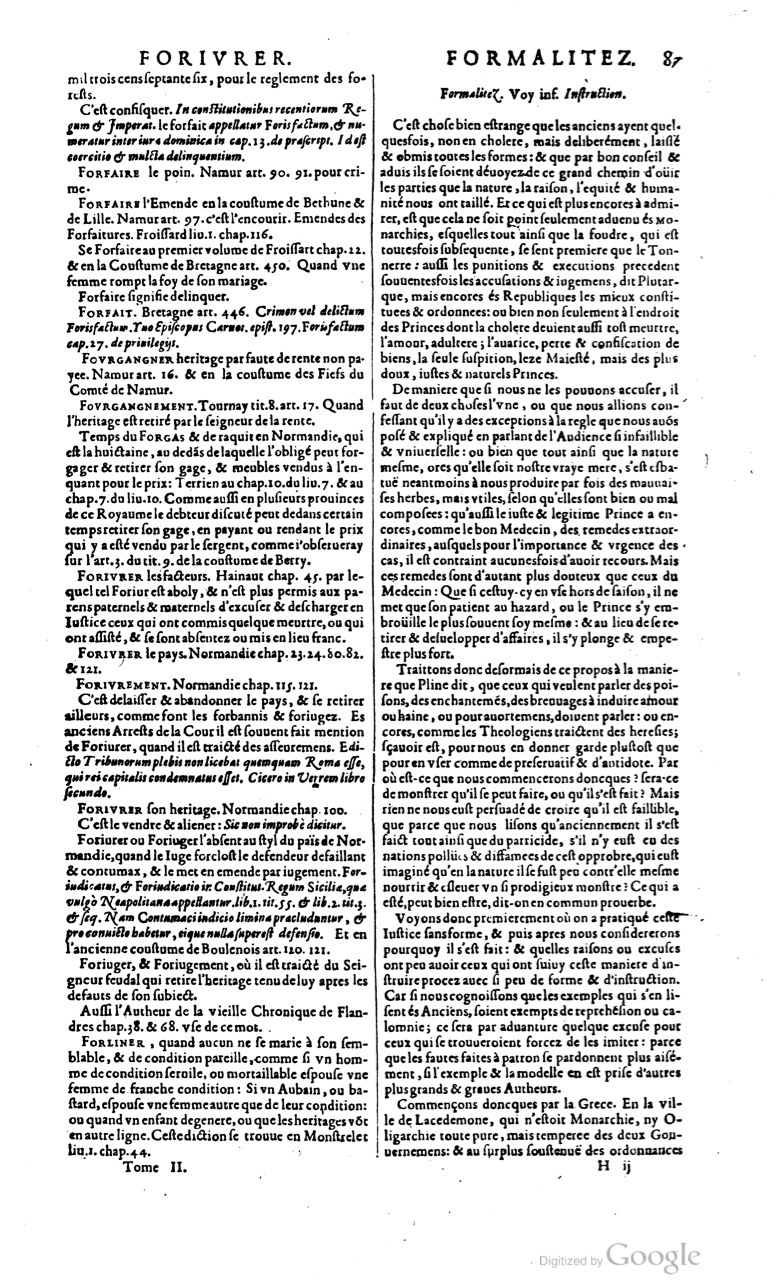 1629 - Veuve Nicolas Buon - Trésor du droit français (21754 T. 2) - BM Lyon