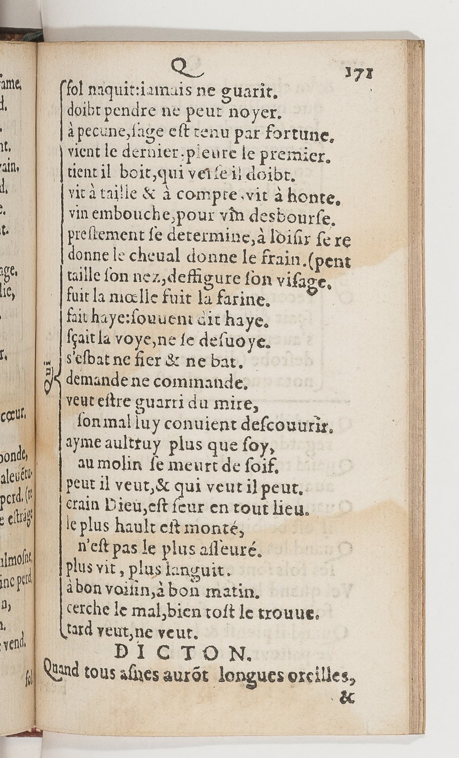 1577 - Jean d’Ogerolles - Trésor de sentences dorées - BnF Arsenal