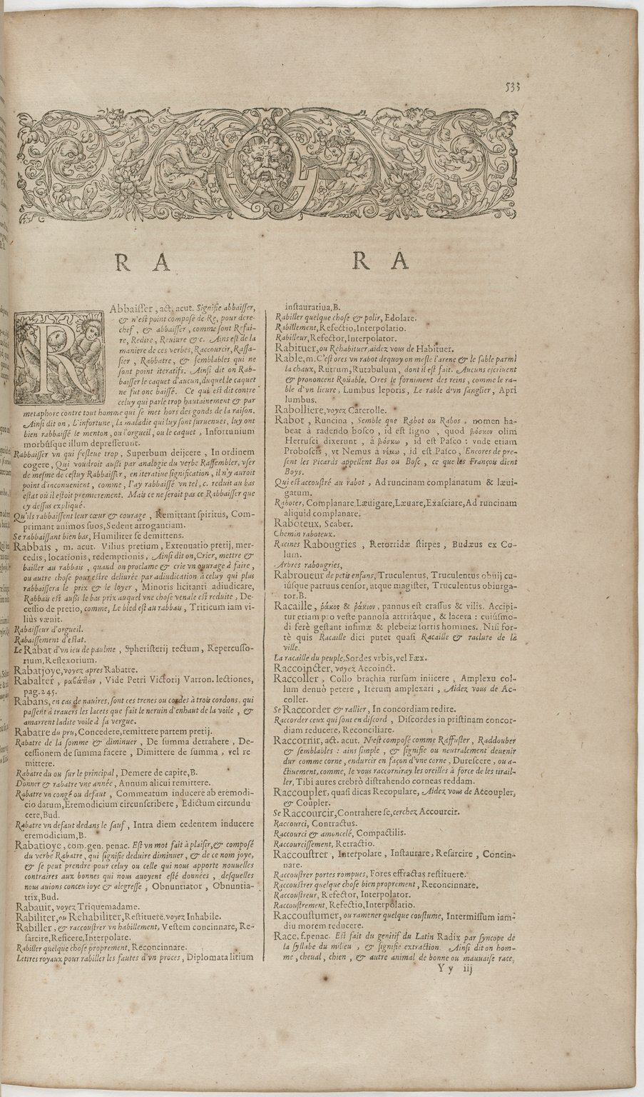 1606 - David Douceur - Trésor de la langue française - BnF 1606 - David Douceur - Trésor de la langue française - BnF