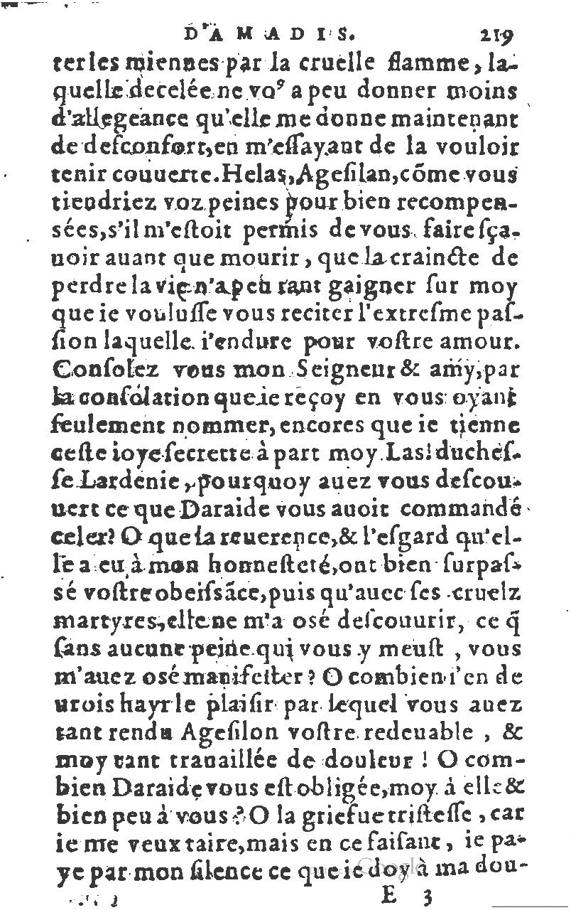 1582 - Jean Huguetan - Trésor des Amadis T. 1 - BM Lyon