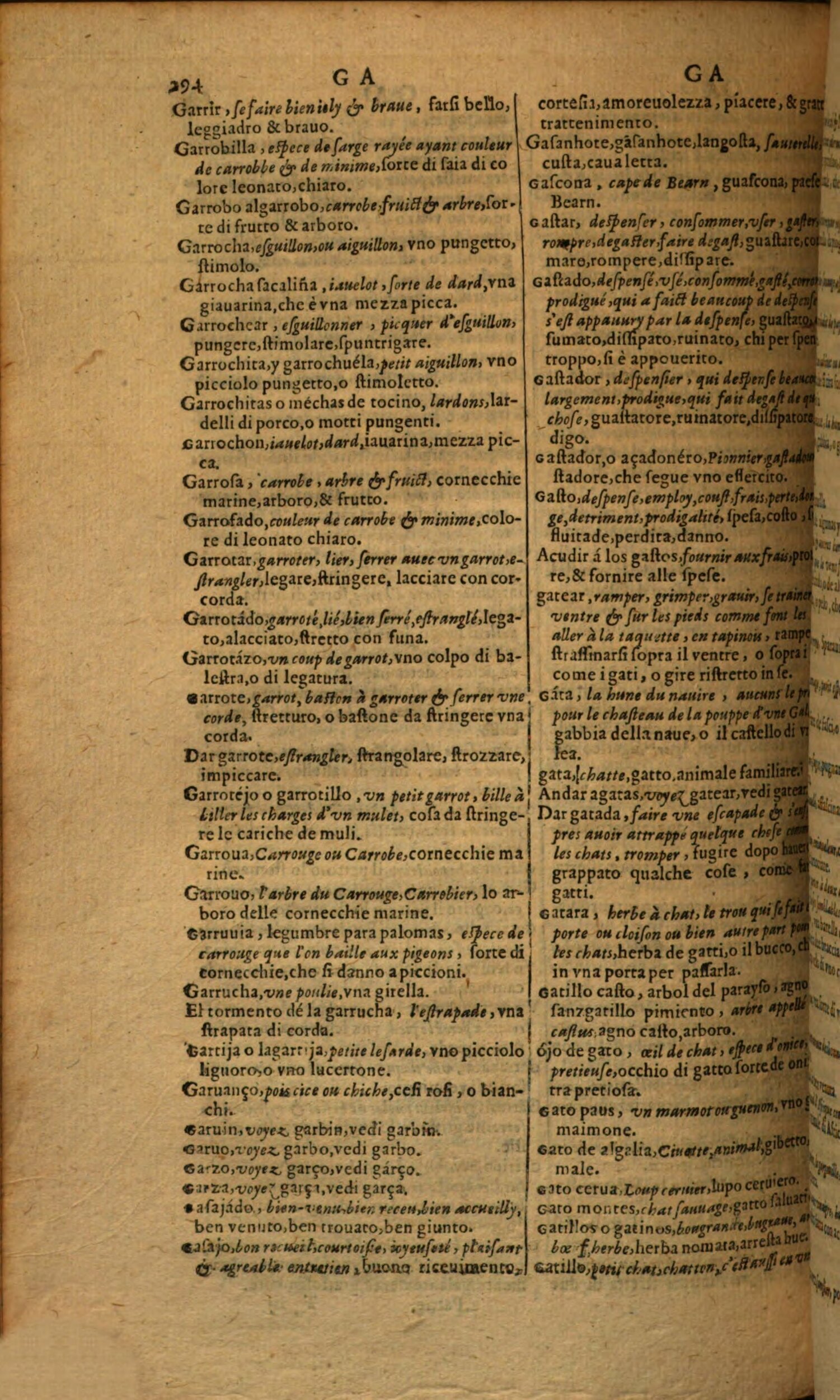 1617 - Samuel Crespin - Trésor des trois langues espagnole, française et italienne (Première partie) - Regensburg
