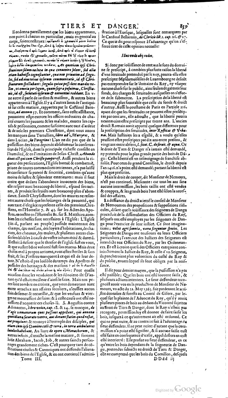 1629 - Veuve Nicolas Buon - Trésor du droit français (21754 T. 3) - BM Lyon