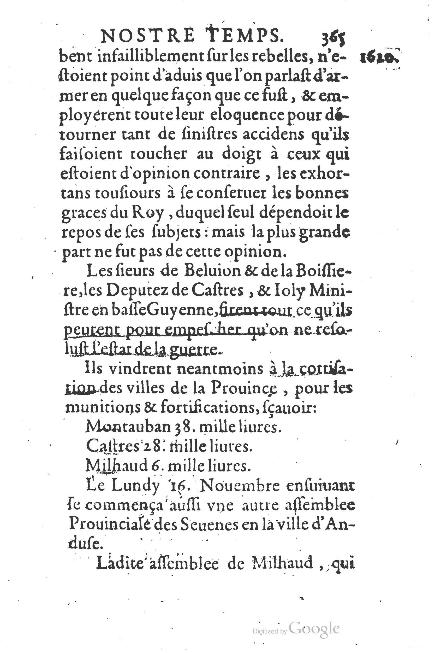 1626 - Joseph Bouillerot - Trésor de l’histoire générale de notre temps - BSB Munich
