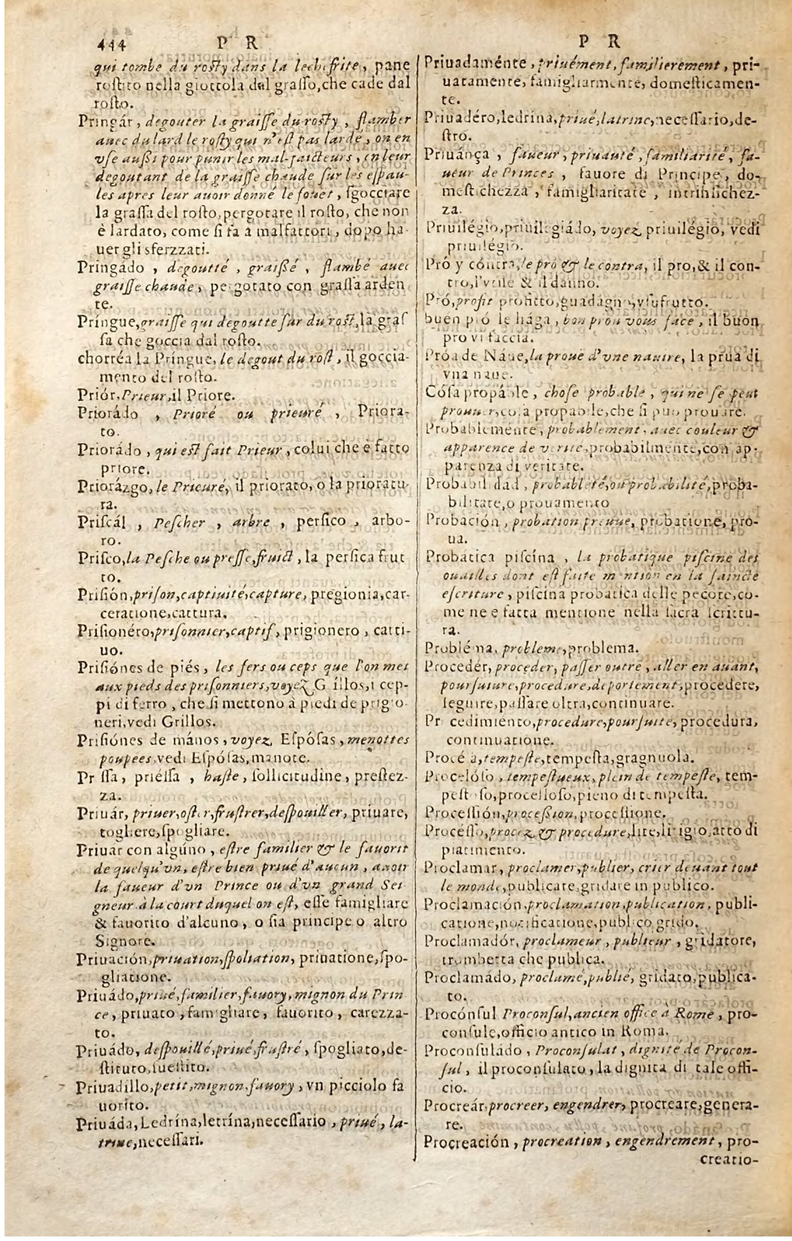 1627 - Jacques Crespin - Trésor des trois langues - Regensburg