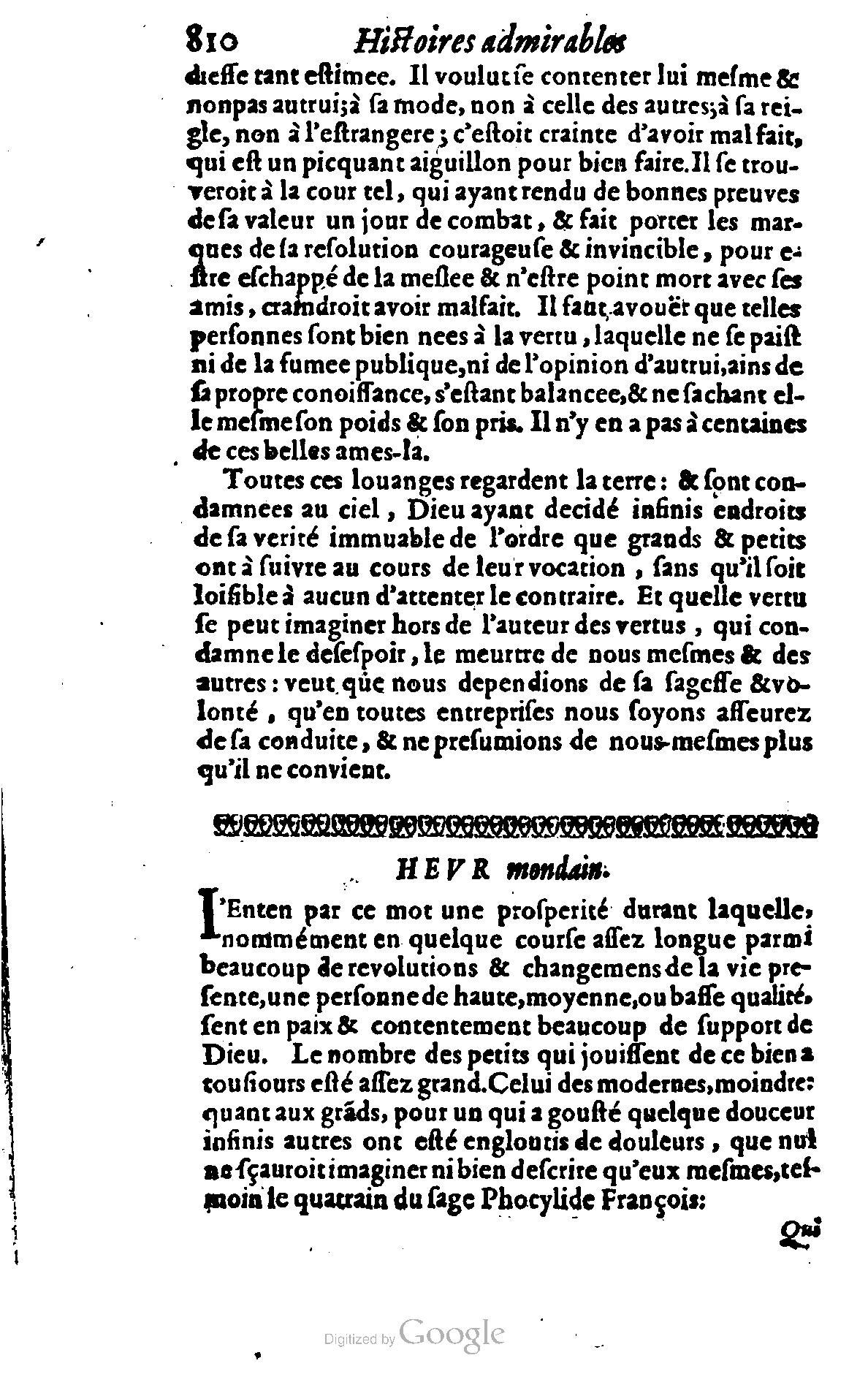 1628 - Jacques Crespin - Trésor d’histoires admirables et mémorables - BSB Munich