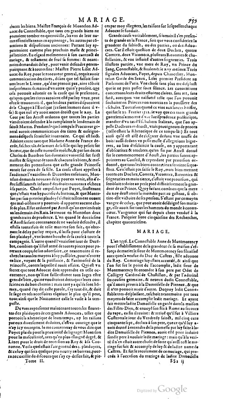 1629 - Veuve Nicolas Buon - Trésor du droit français (21754 T. 2) - BM Lyon