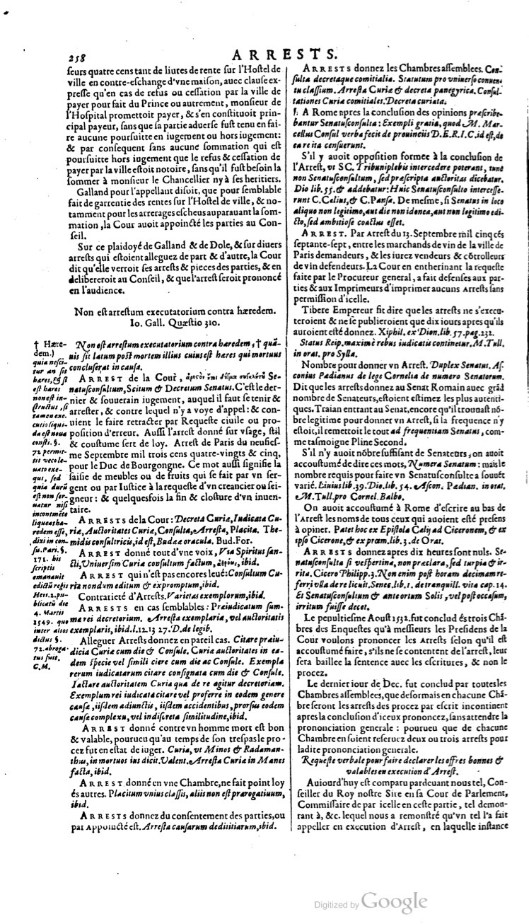 1629 - Veuve Nicolas Buon - Trésor du droit français (21754 T. 1) - BM Lyon