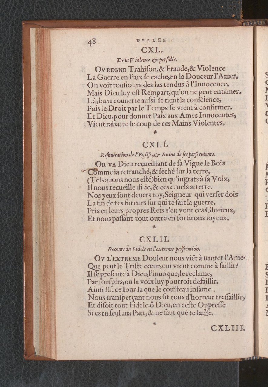 1577 - Jean de Laon - Trésor des 150 psaumes de David - Genève
