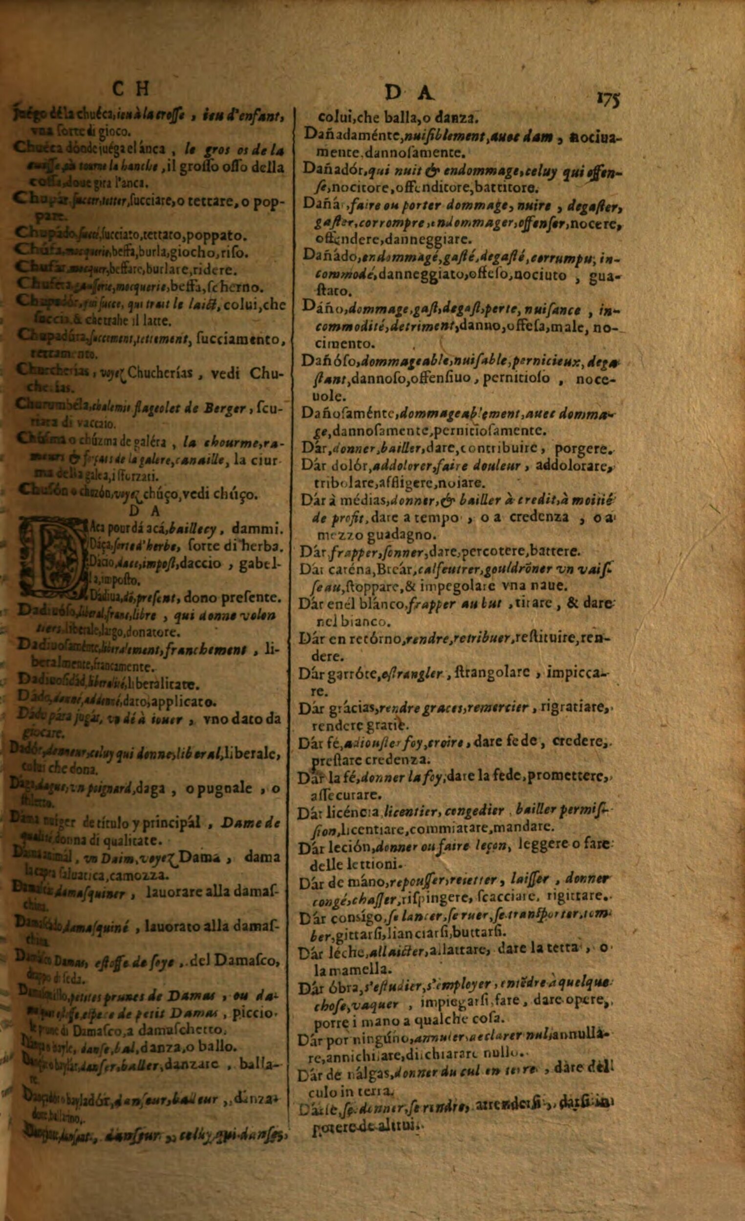 1617 - Samuel Crespin - Trésor des trois langues espagnole, française et italienne (Première partie) - Regensburg