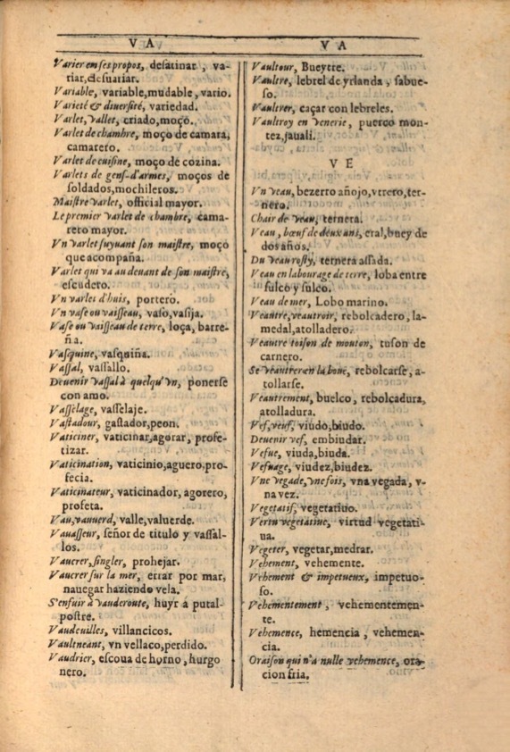 1607 - Marc Orry - Trésor des deux langues espagnole et française (Première et Seconde parties) - ÖNB Wien