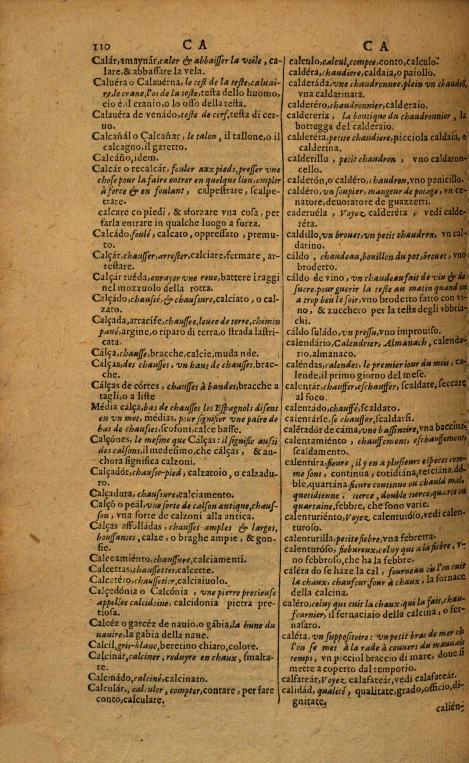 1617 - Samuel Crespin - Trésor des trois langues espagnole, française et italienne (Première partie) - Regensburg