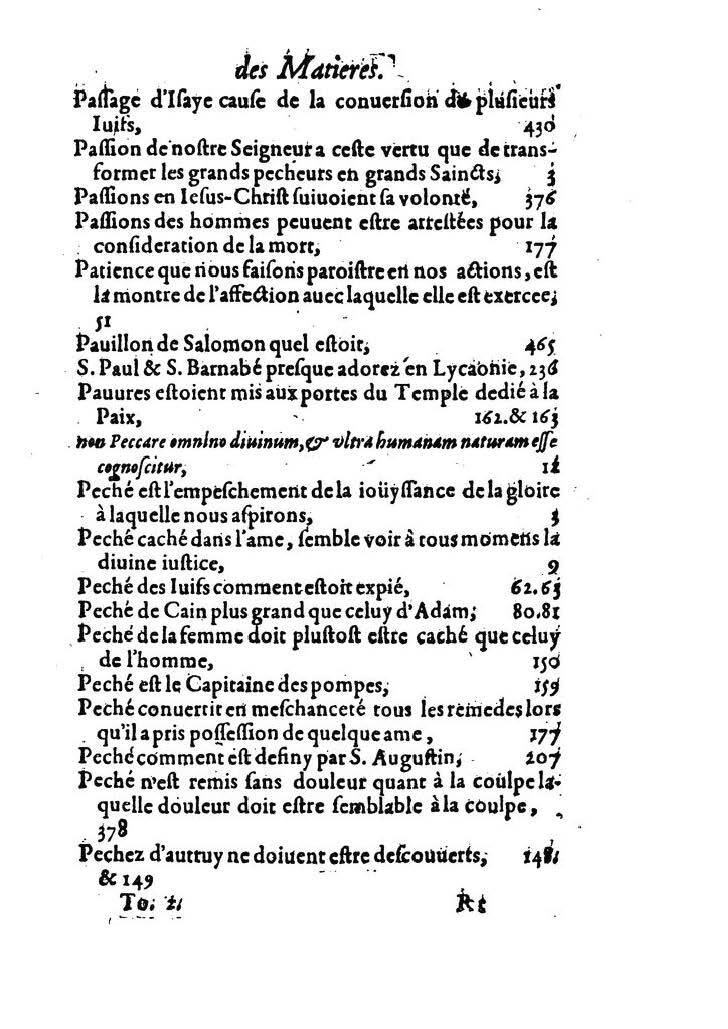 1607 - Nicolas Du Fossé - Trésor quadragésimal - T 02 - BM Lyon