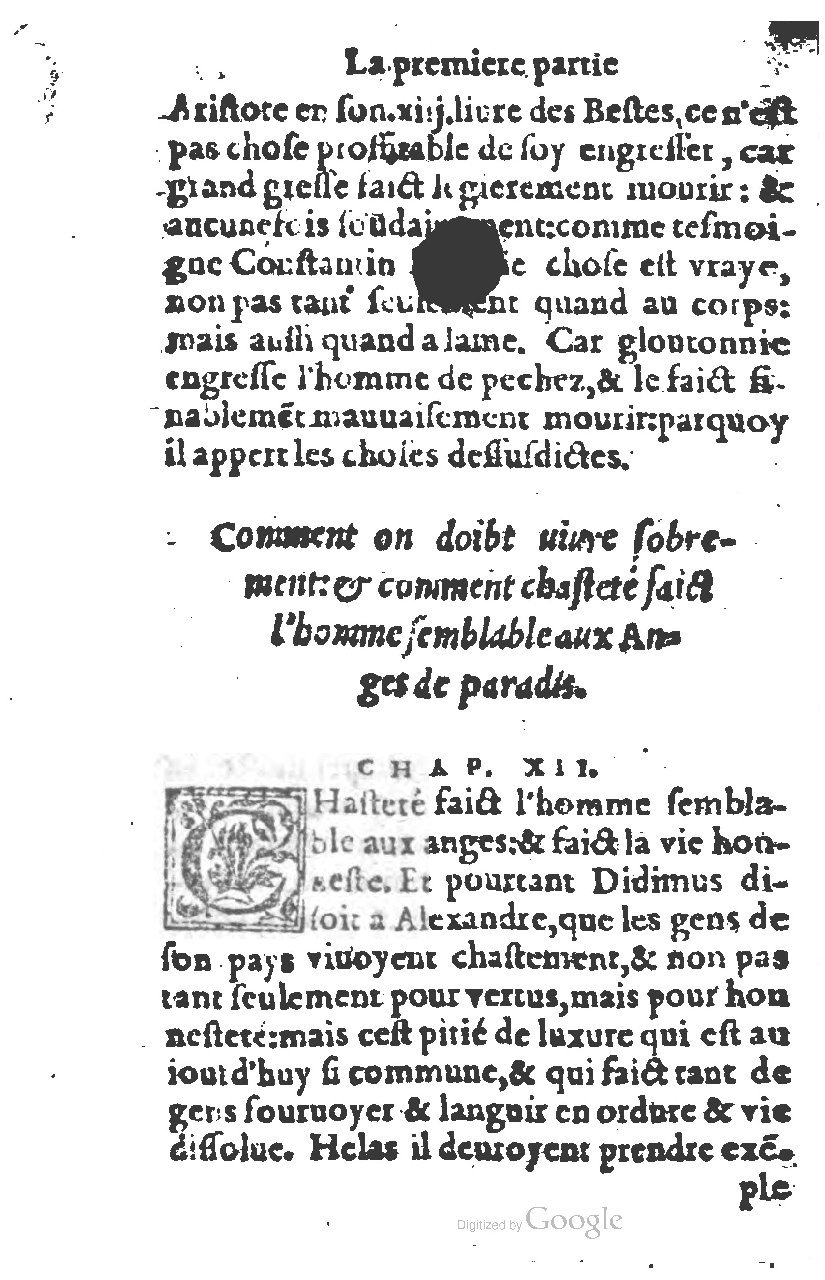 1573 - Benoît Rigaud - Trésor de sapience et fleur de toute bonté - BM Lyon