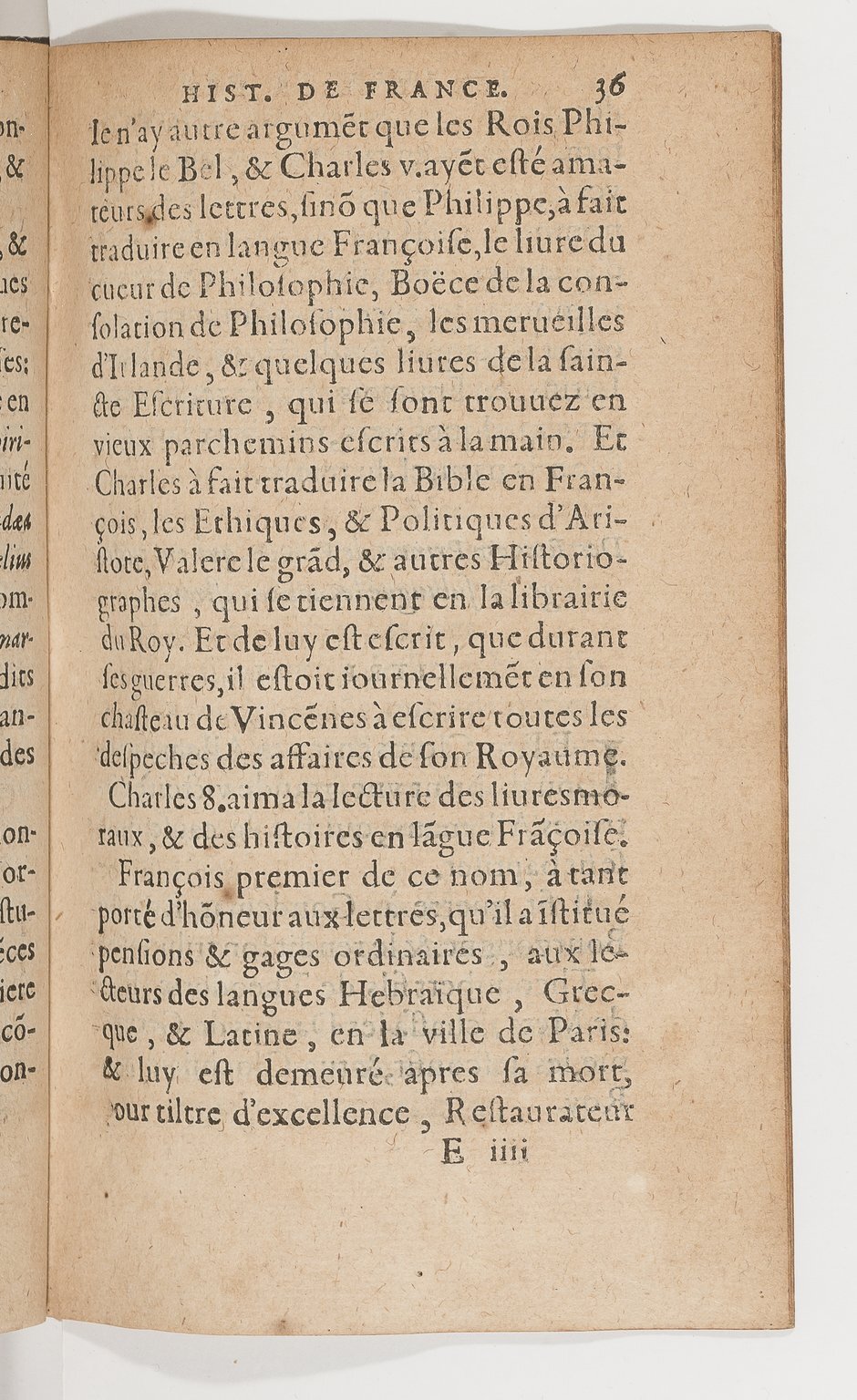1583 - Galiot Corrozet - Trésor des histoires de France - BnF