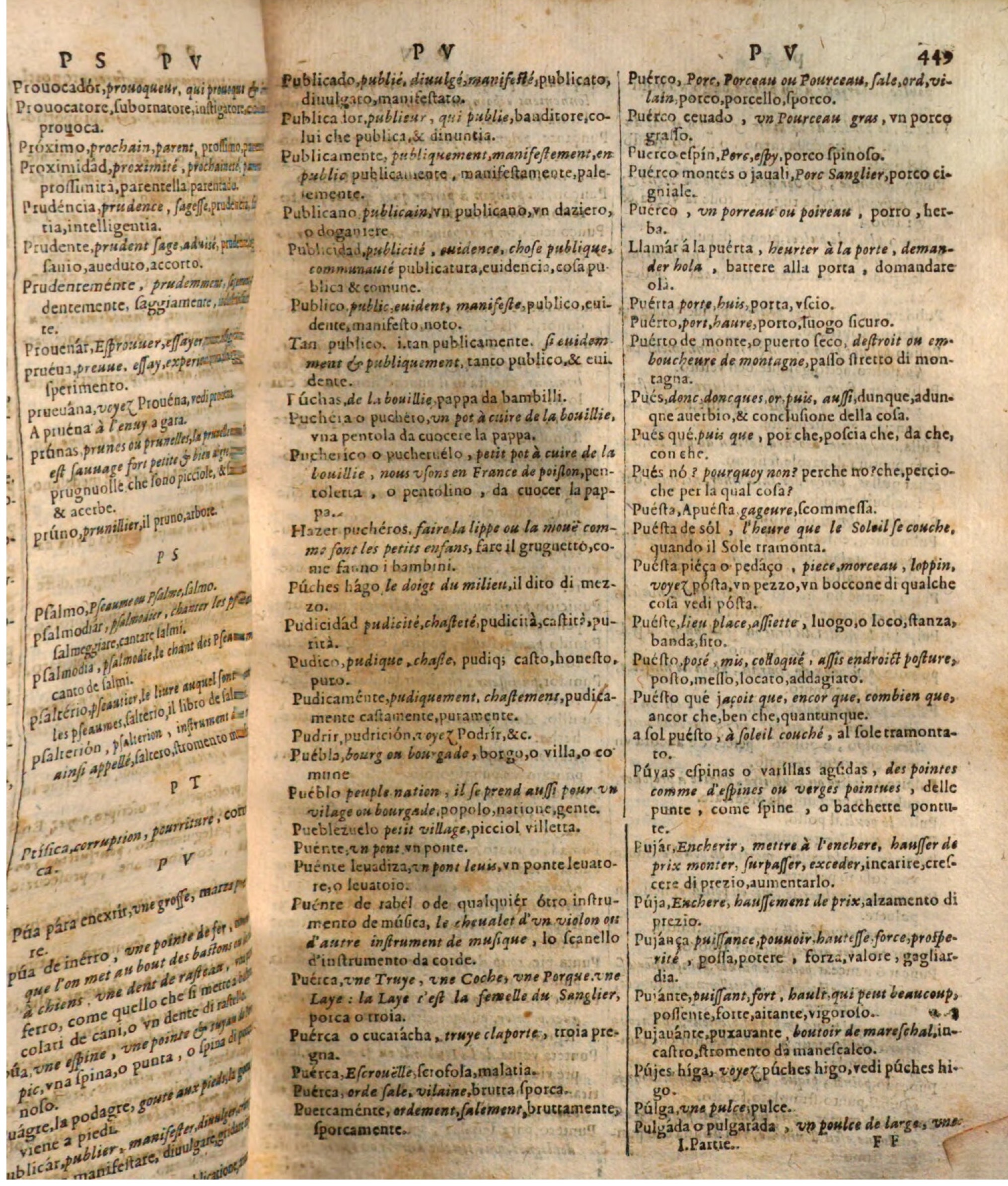 1644 - Jacques Crespin - Trésor des trois langues - Passau 1644 - Jacques Crespin - Trésor des trois langues - Passau