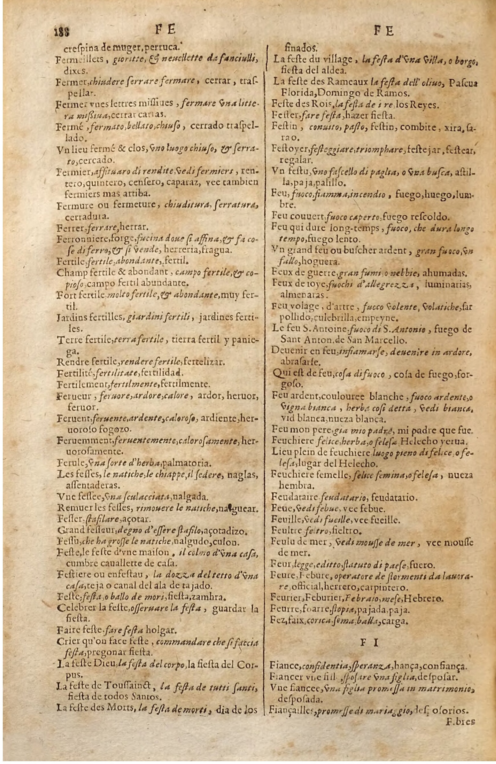 1627 - Jacques Crespin - Trésor des trois langues (Seconde partie) - Regensburg
