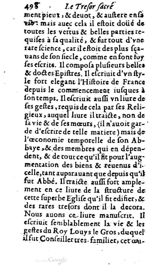 1646 - Jean Billaine - Trésor sacré ou inventaire des saintes reliques - BM Lyon