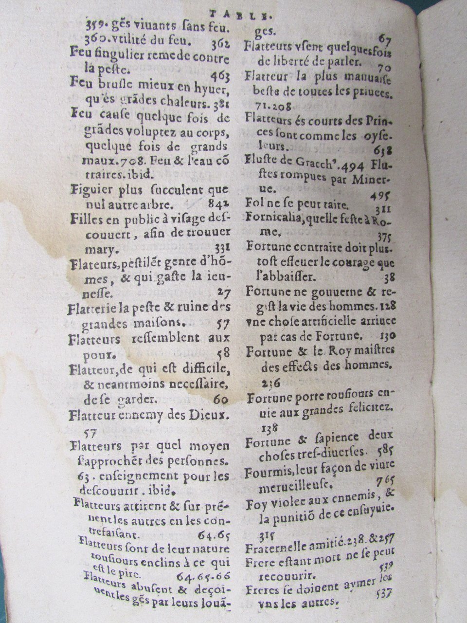 1578 - Jean Poupy - Trésor des morales de Plutarque - Vitré