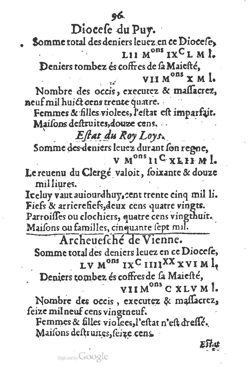 1581 - s.n. - Secret des trésors de France (Livre II) - BSB Munich
