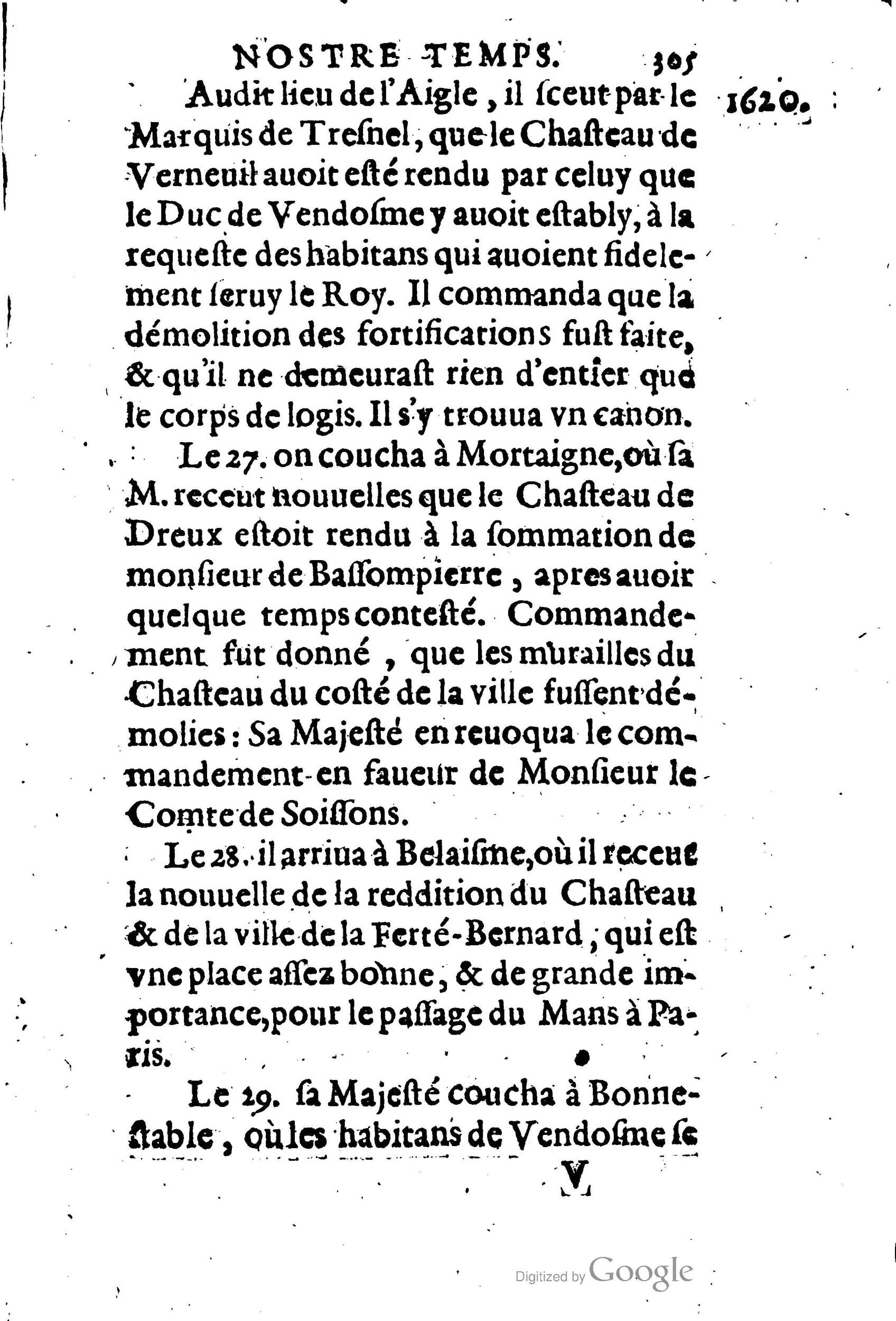 1623 - Joseph Bouillerot - Trésor de l’histoire générale de notre temps - BM Lyon