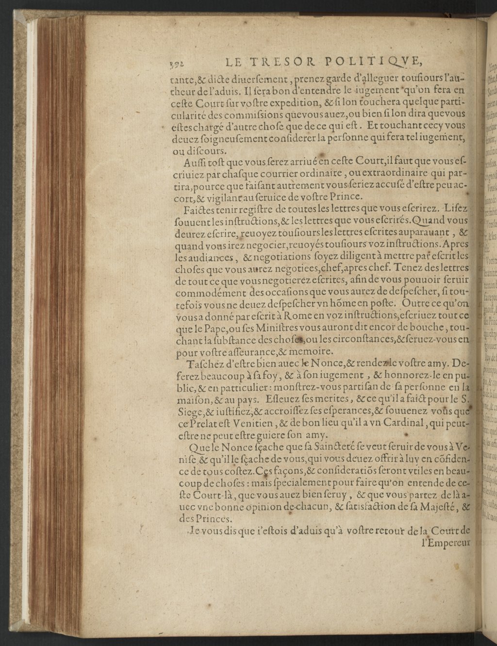 1608 - Nicolas Du Fossé - Trésor politique - BnF Tolbiac