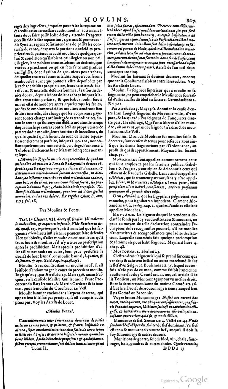 1629 - Veuve Nicolas Buon - Trésor du droit français (29620 T. 2) - BM Lyon