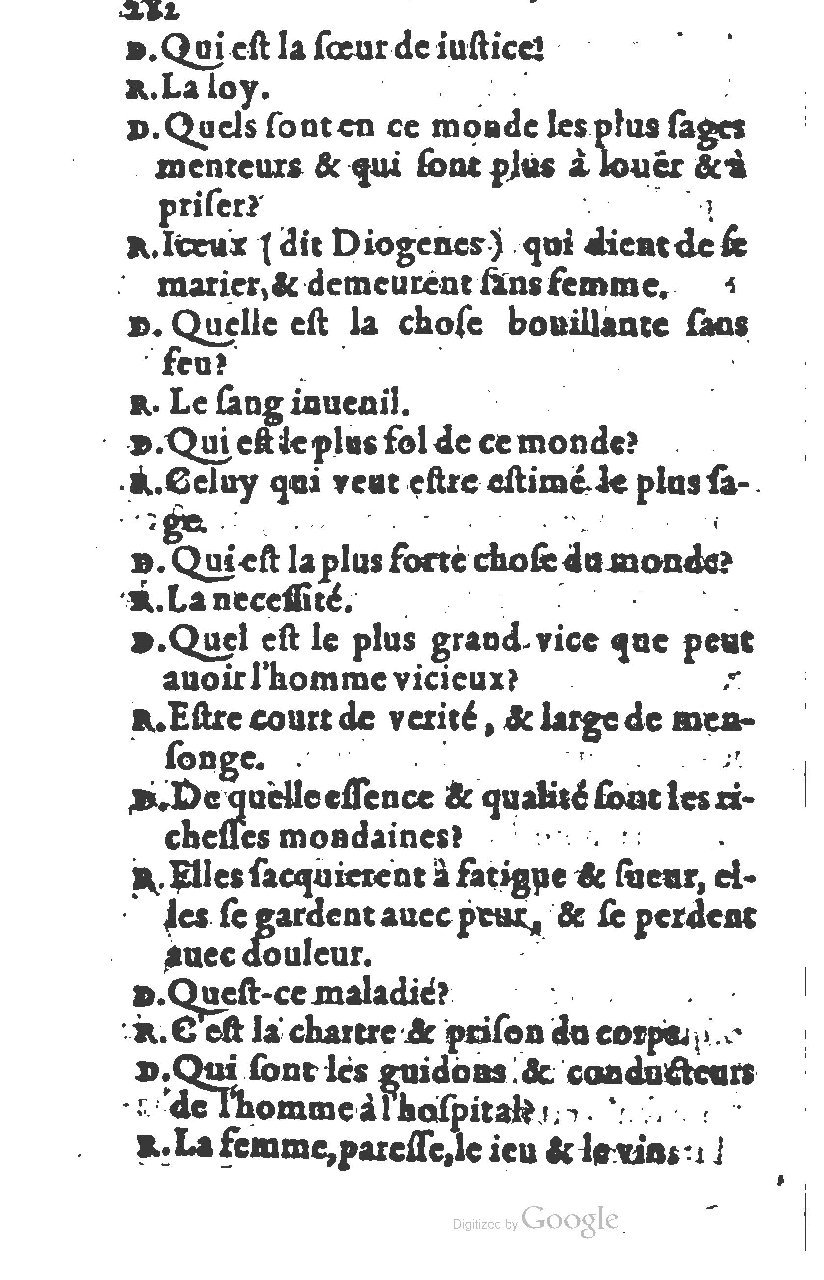 1581 - Nicolas Bonfons  - Trésor des sentences dorées - Princeton