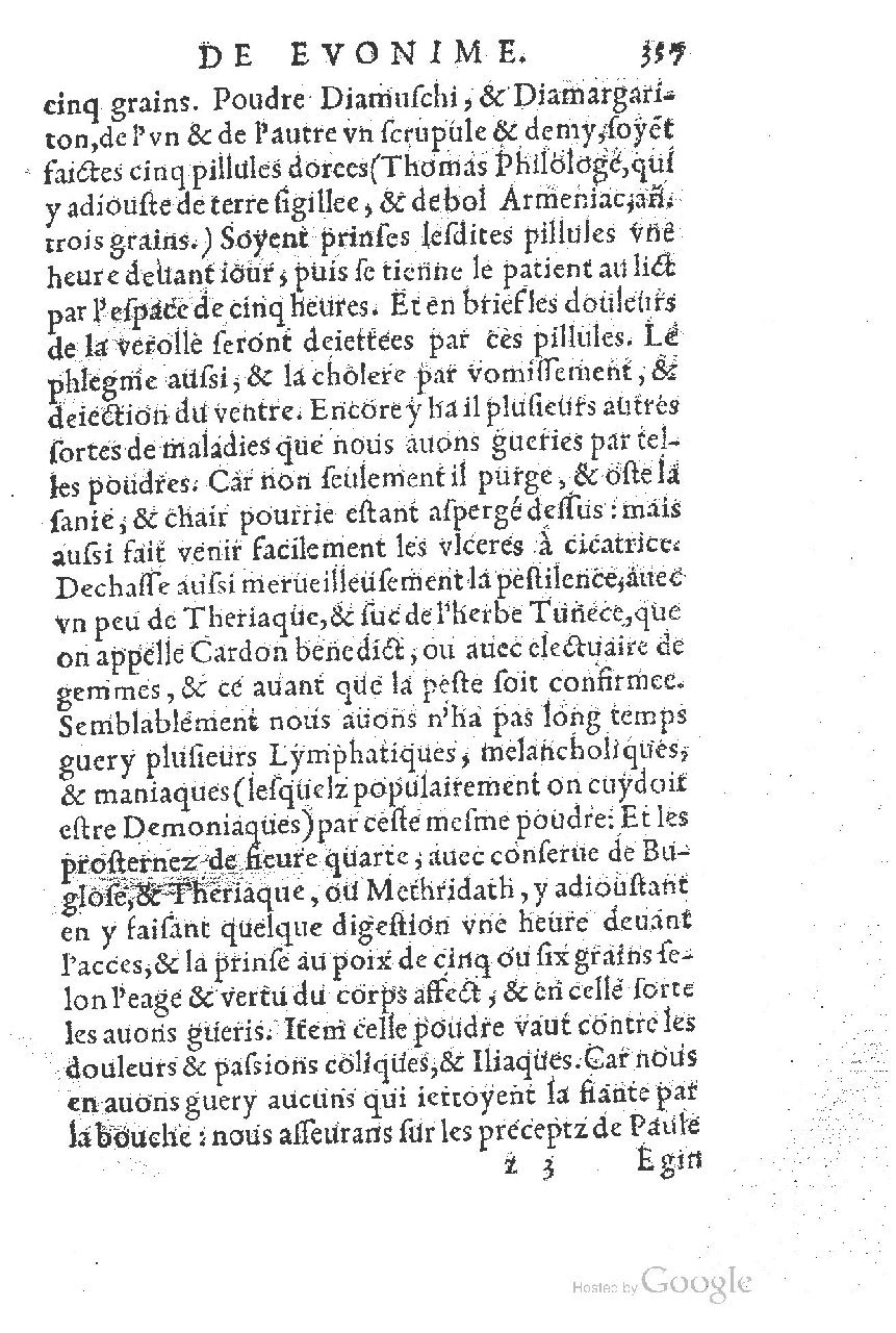 1557 - Antoine Vincent - Trésor d’Evonyme Philiatre - UC Madrid