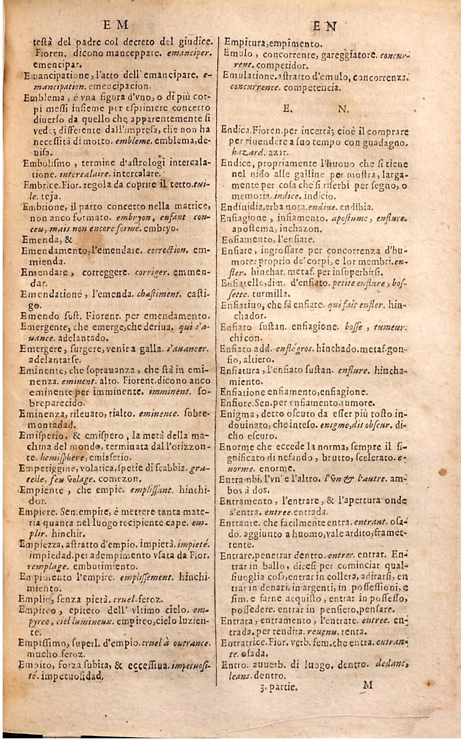 1627 - Jacques Crespin - Trésor des trois langues (Troisième partie) - Regensburg