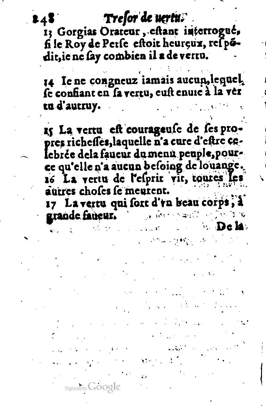 1576 - Benoît Rigaud - Trésor de vertu - British Library 1576 - Benoît Rigaud - Trésor de vertu - British Library