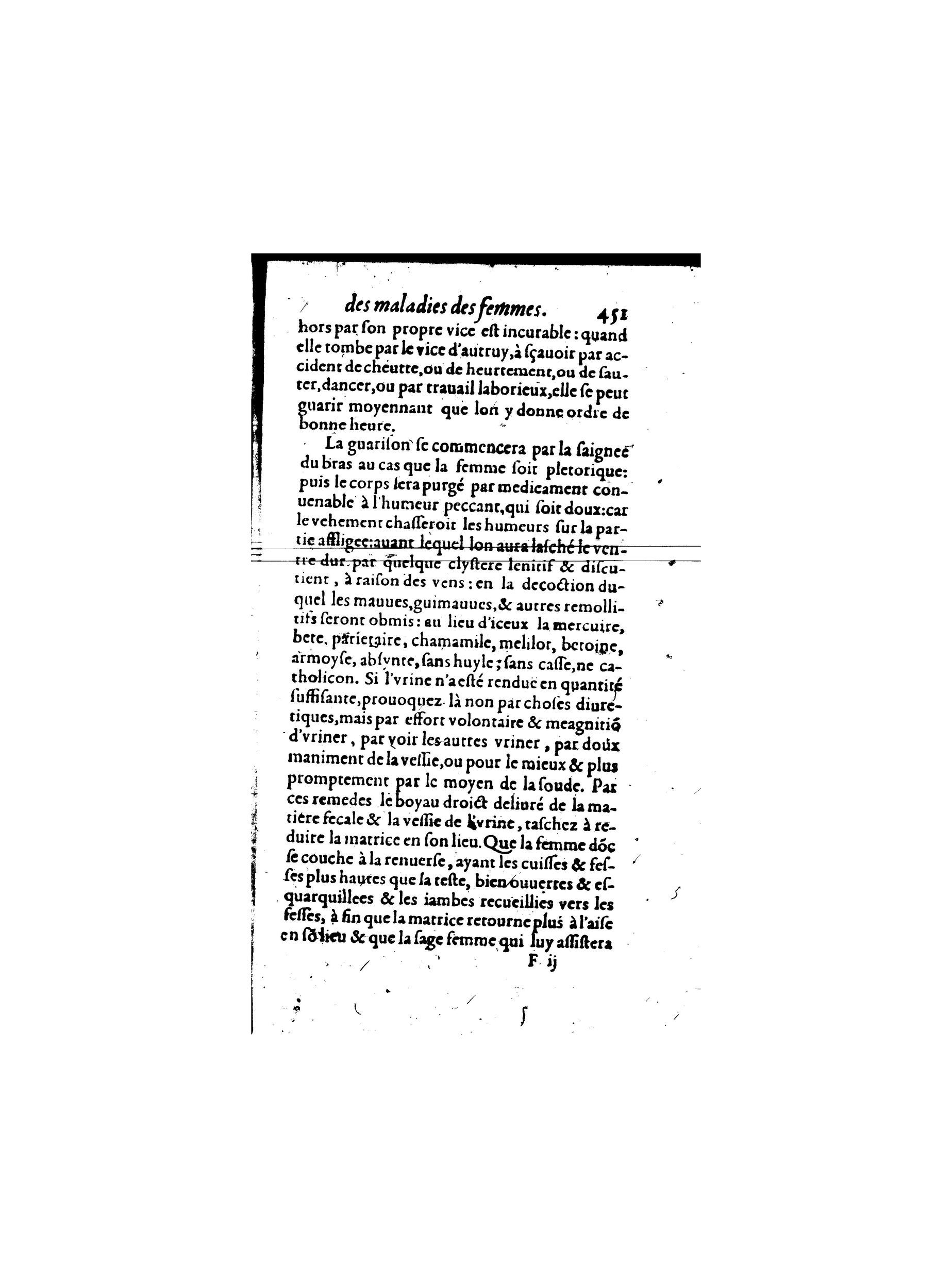 1587 - Jacques du Puis - Trésor des remèdes secrets pour les maladies des femmes - BnF
