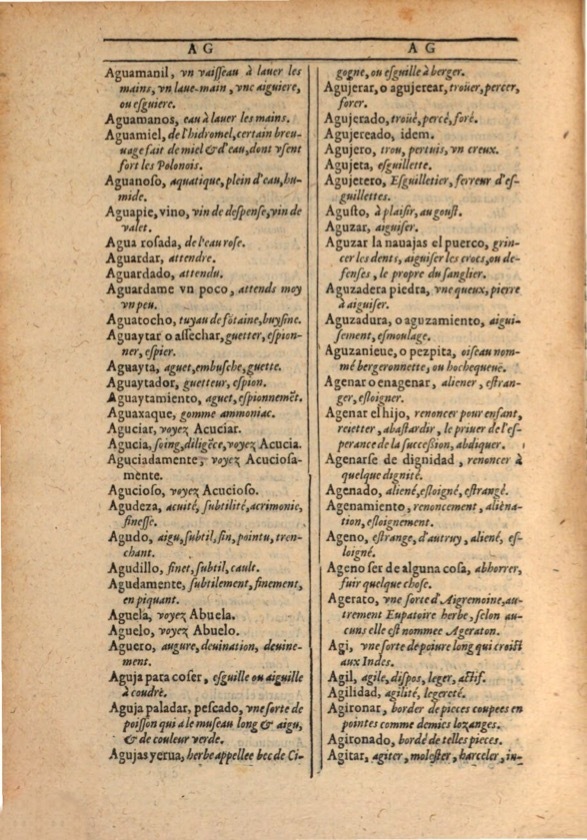 1607 - Marc Orry - Trésor des deux langues espagnole et française (Première et Seconde parties) - ÖNB Wien
